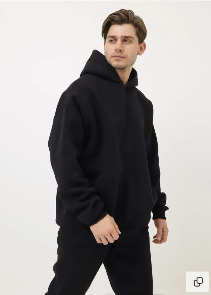 Oversized Black Hoodie