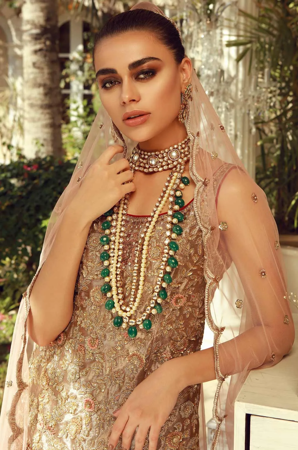 Pakistani Bridal Lehenga with Shirt and Dupatta Dress