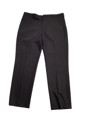 Perry Ellis Mens Modern fit Dress Pants 38 / 32 Black Solid Stretch