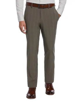 Perry Ellis Portfolio Men's Modern Fit Stretch Dress Pants Blue Tan38 x 29