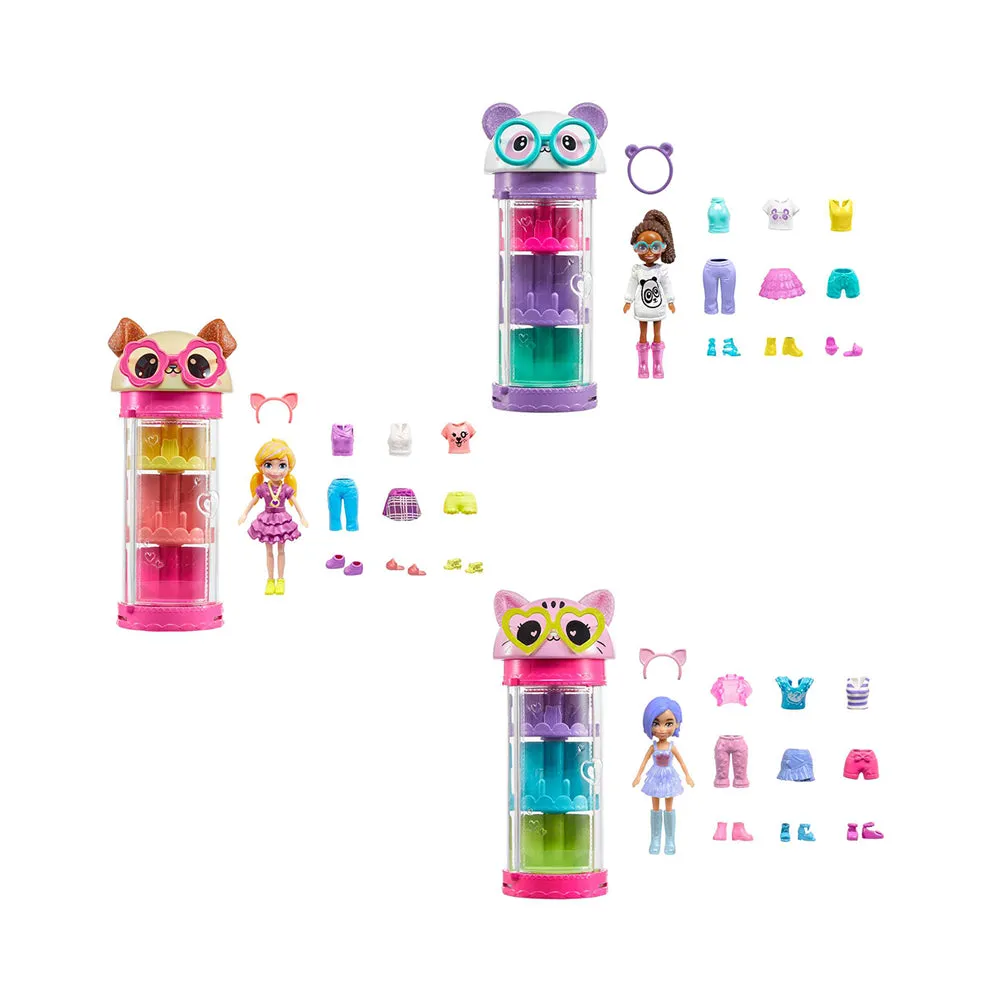 Polly Pocket Style Spinner Fashion Closet Assortment