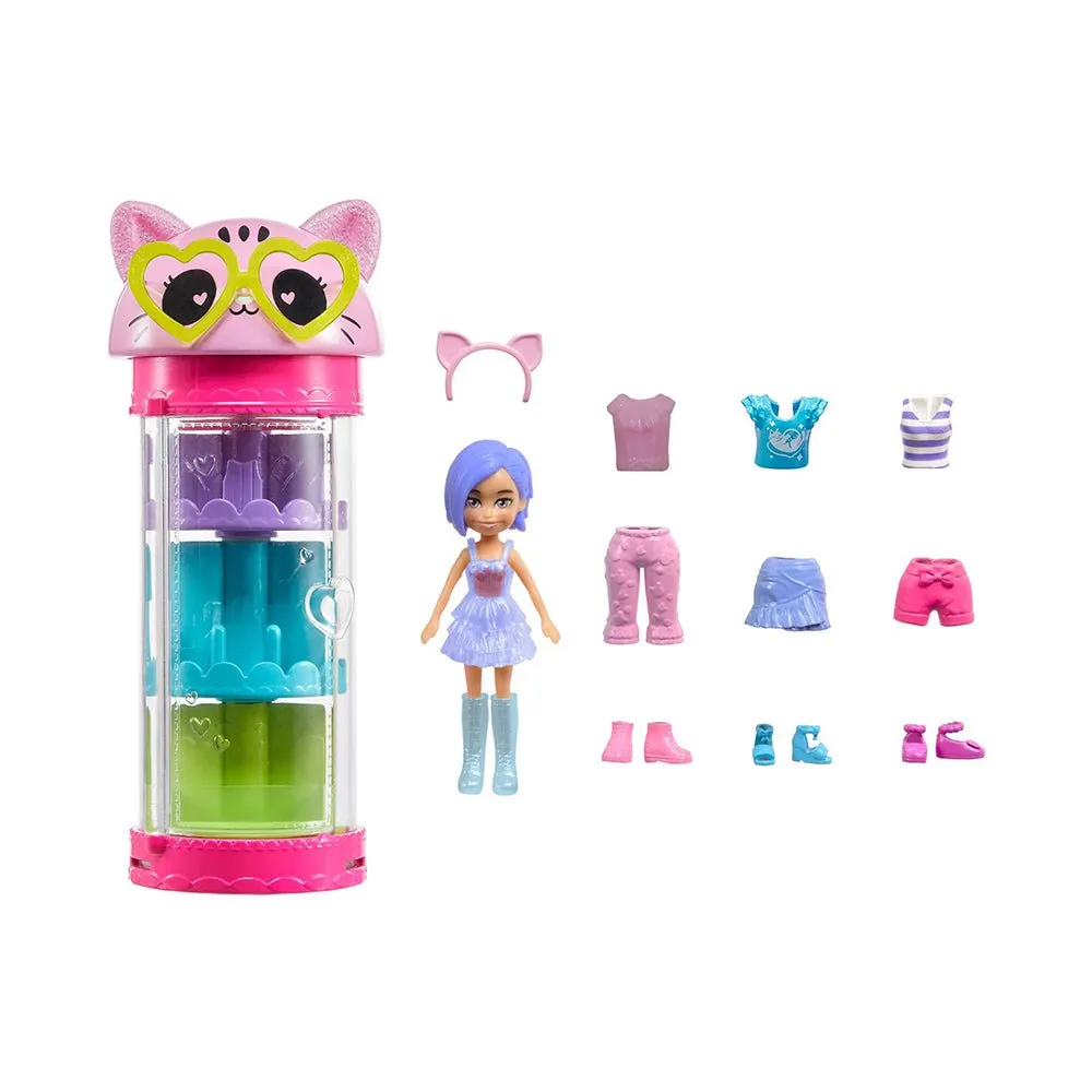 Polly Pocket Style Spinner Fashion Closet Assortment