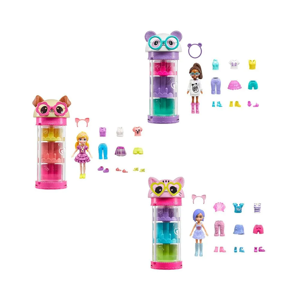Polly Pocket Style Spinner Fashion Closet Assortment