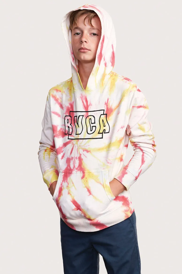 RVCA Switch Tie Dye Boys Hoodie - Multi
