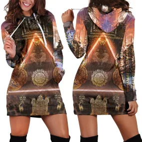 Sak yant || Hoodie dress || by Cosmic Shiva