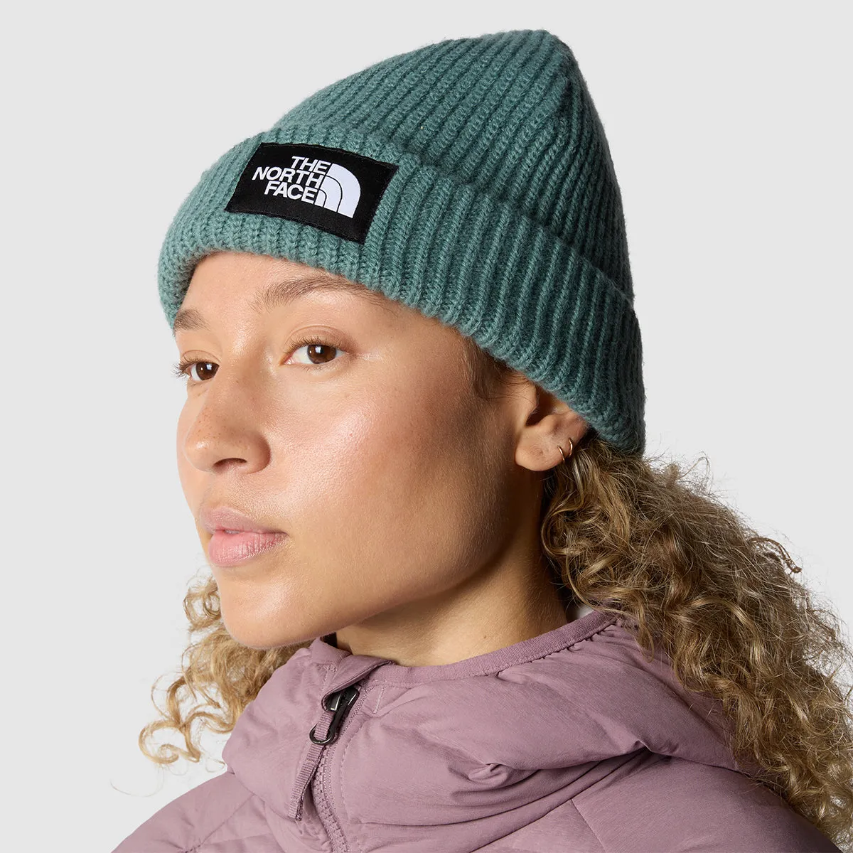 Salty Lined Beanie - Dark Sage