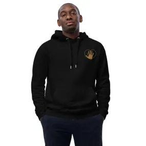 S&B Hello Logo Organic Cotton Unisex Hoodie | Trendy Unisex Hoodie | Casual Hoodie for Men and Women | Gender-Neutral Hoodie