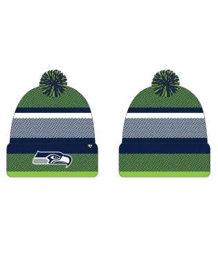 Seattle Seahawks - Navy Northwars Cuff Knit, 47 Brand
