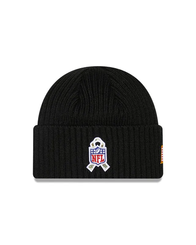 Seattle Seahawks New Era Salute To Service 2022 Sport Cuffed Knit Hat