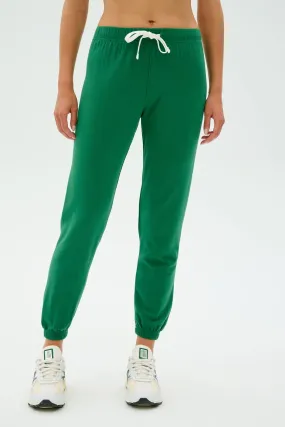 Sonja Fleece Sweatpants- Arugula