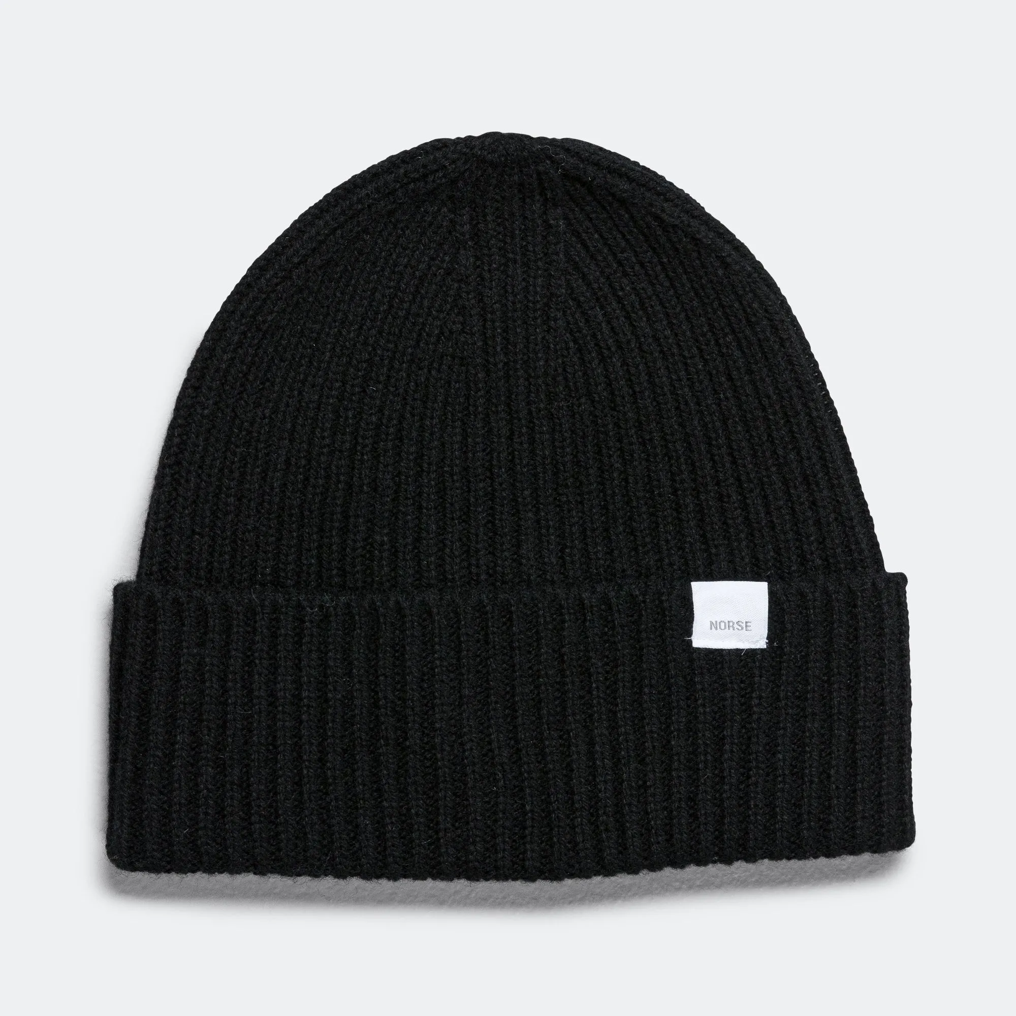 Standard Merino Lambswool Beanie - Black