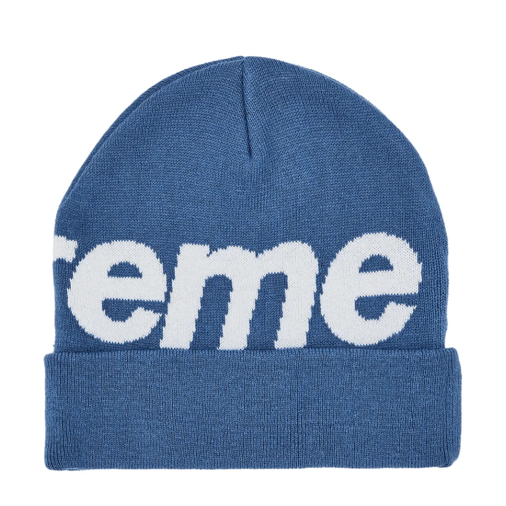 Supreme Big Logo Beanie 'Slate'