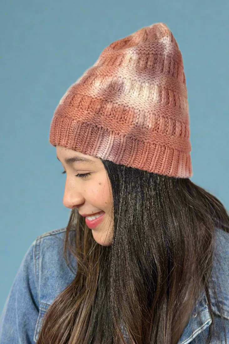 Tie-Dye Knit Beanie