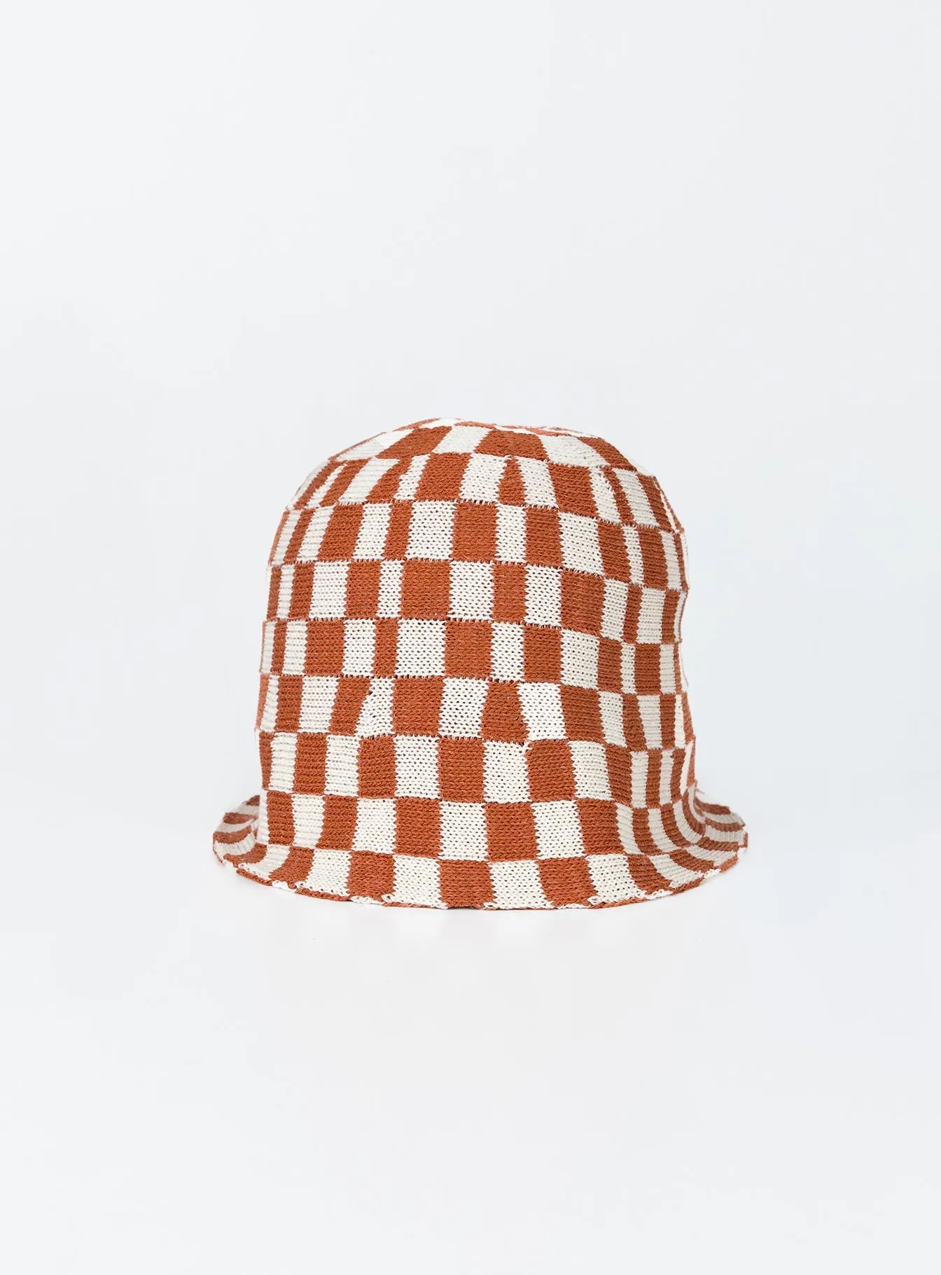 Tilo Check Bucket Hat Brown