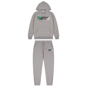 Trapstar Chenille Decoded Hooded Tracksuit - Black/Green Bee