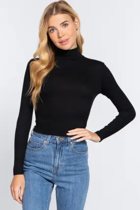 Turtleneck Crop Top
