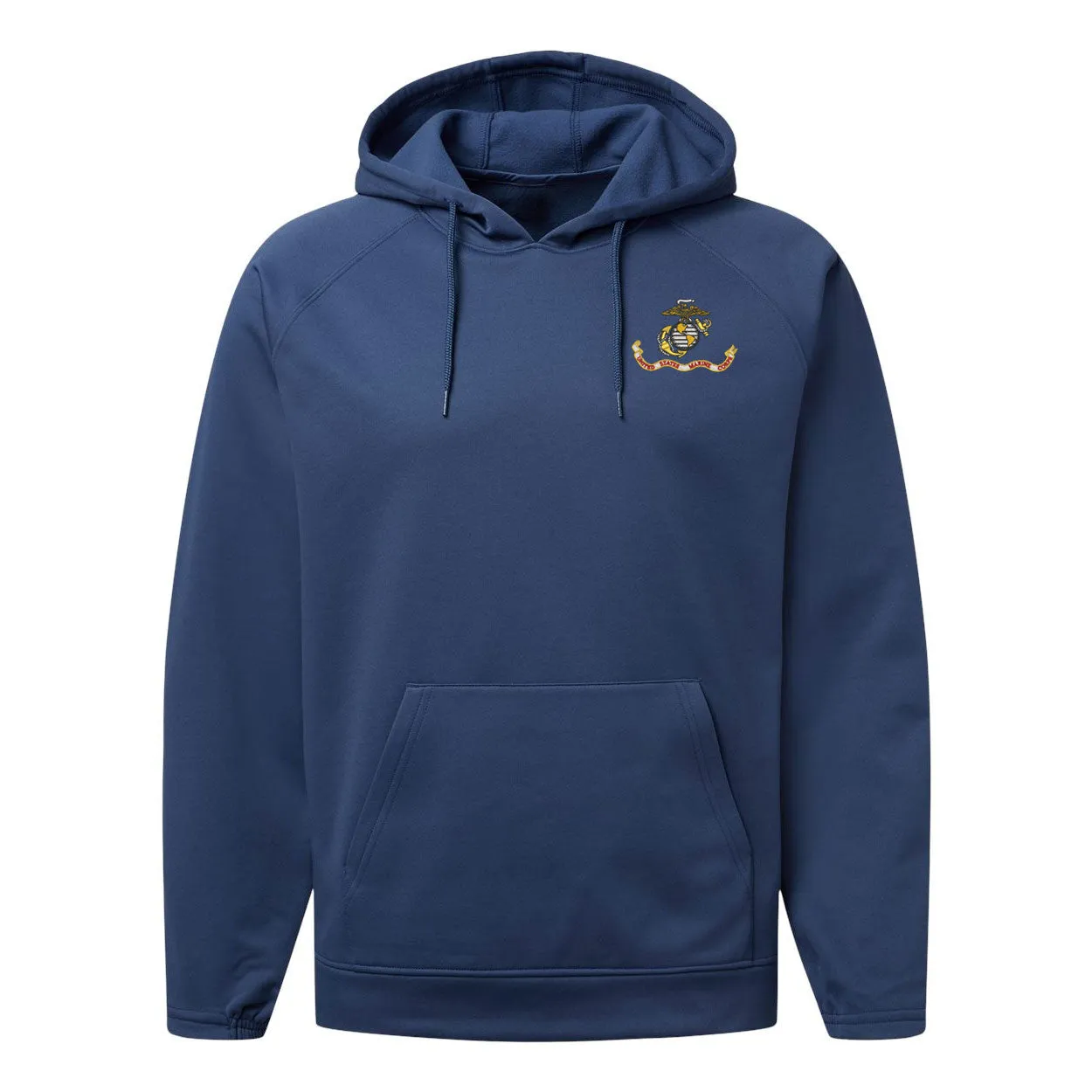 USMC Flag Performance Fleece Hooded Sweatshirt