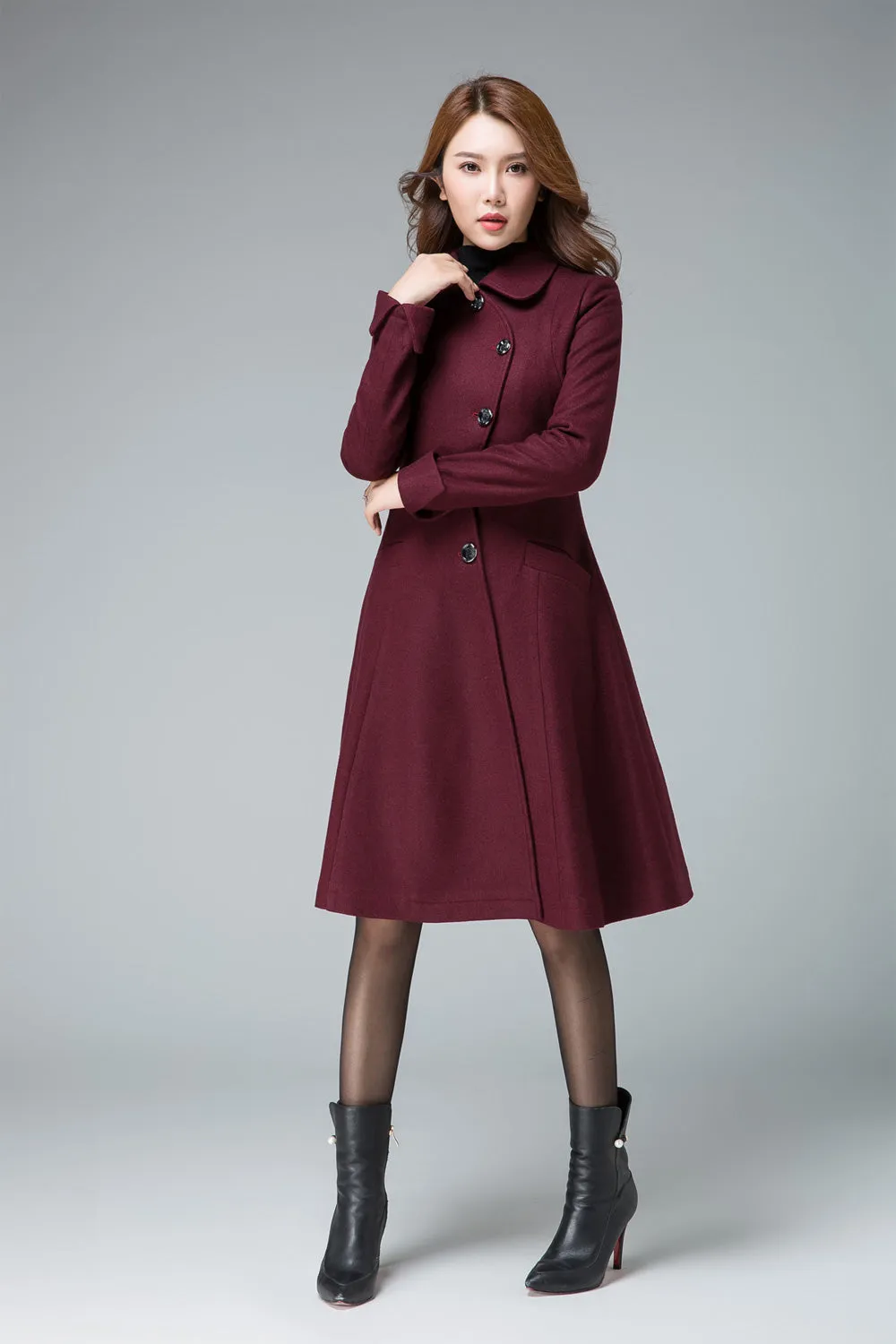 Vintage inspired wool jacket coat 1844