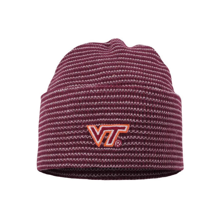 Virginia Tech Baby Striped Knit Beanie