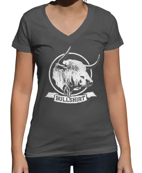 Women's Bull Shirt Vneck T-Shirt