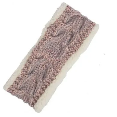 Women's Knit Faux Fur Headband