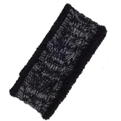 Women's Knit Faux Fur Headband