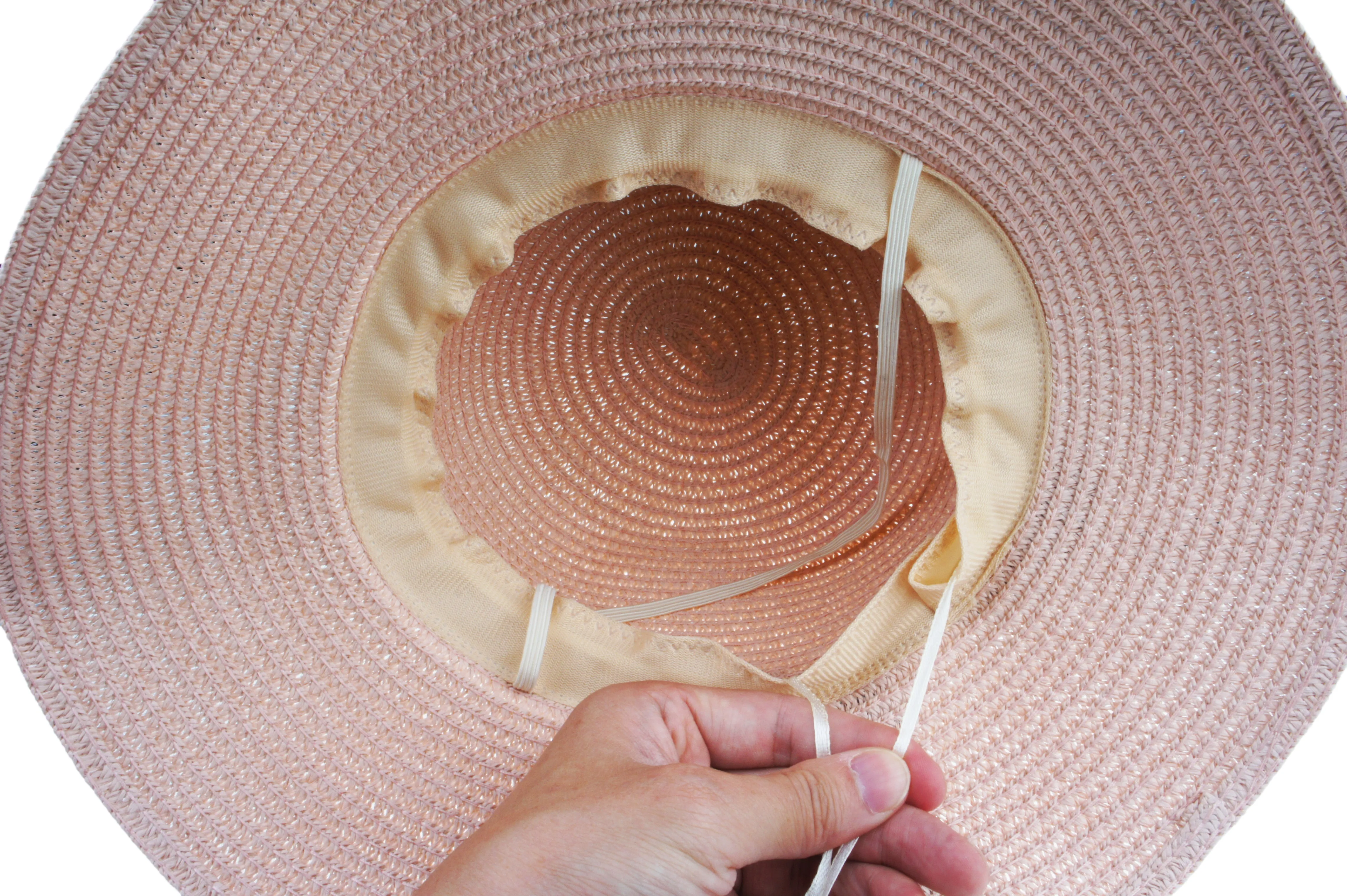 Women's Summer Straw Hat UV UPF50 Foldable Wide Brim Summer Panama Hats