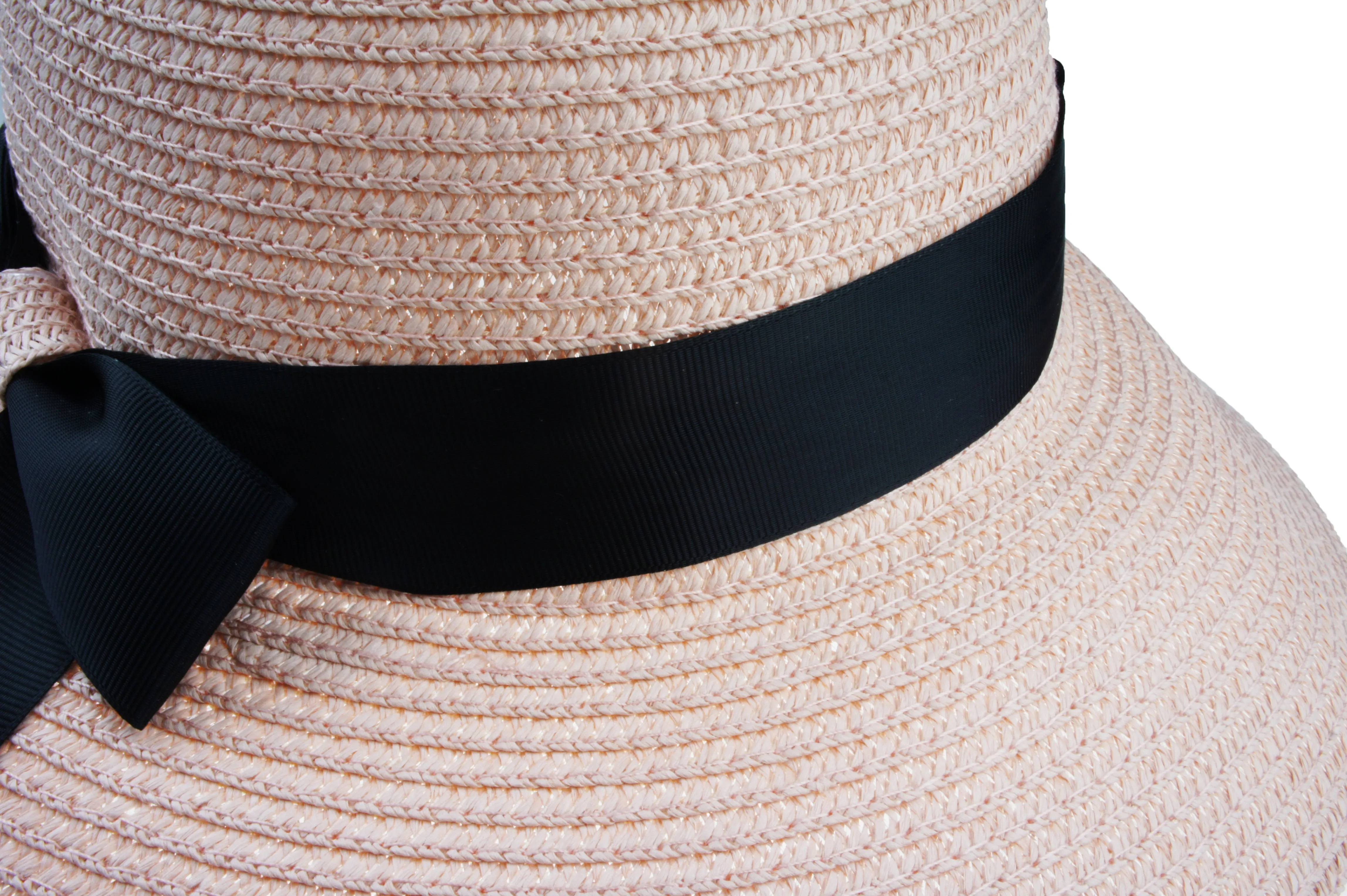 Women's Summer Straw Hat UV UPF50 Foldable Wide Brim Summer Panama Hats