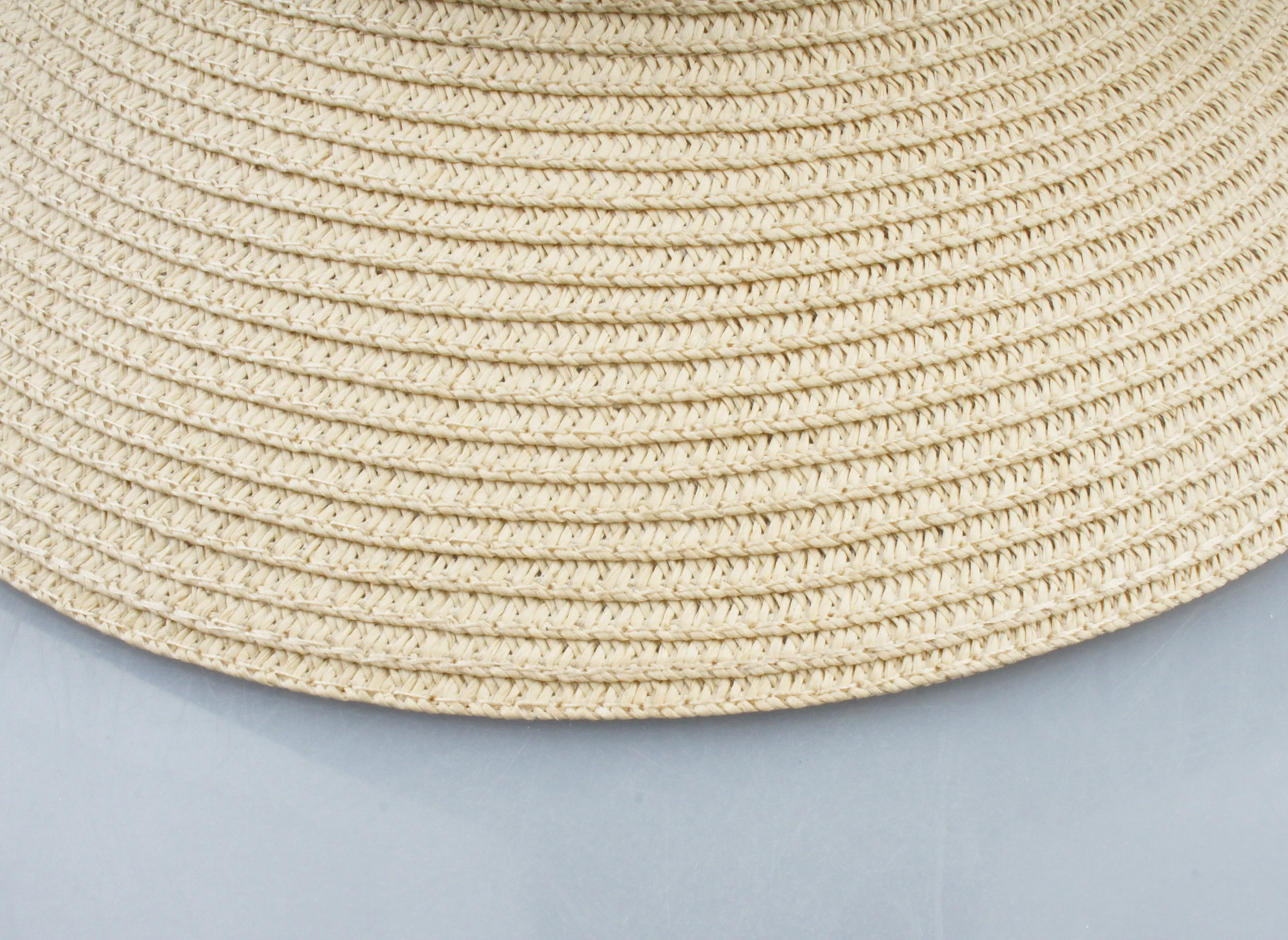 Women's Summer Straw Hat UV UPF50 Foldable Wide Brim Summer Panama Hats