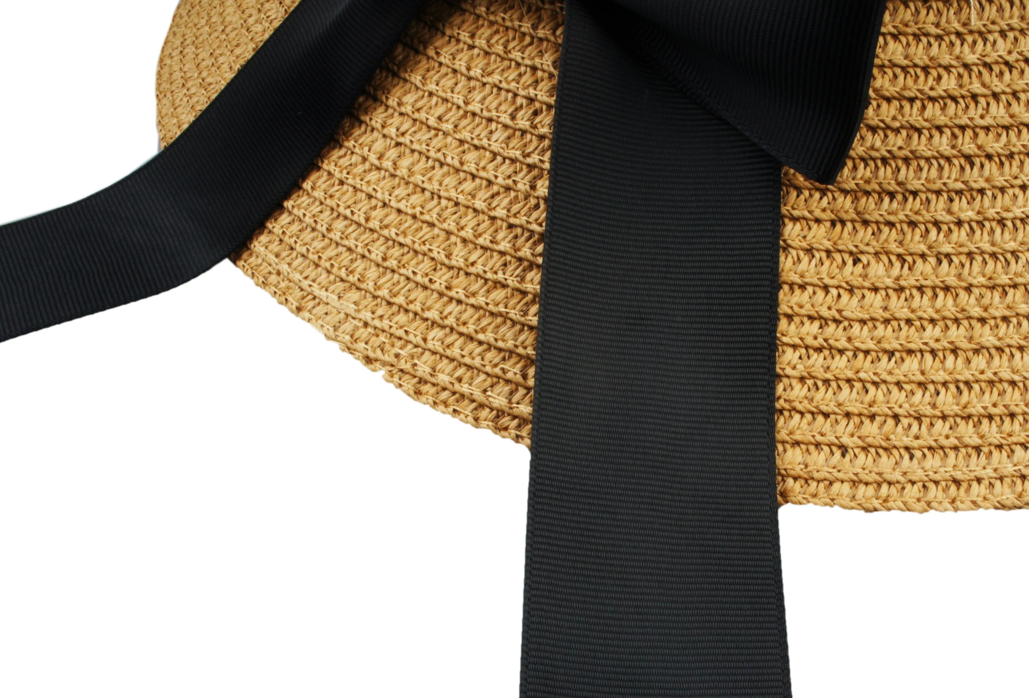 Women's Summer Straw Hat UV UPF50 Foldable Wide Brim Summer Panama Hats