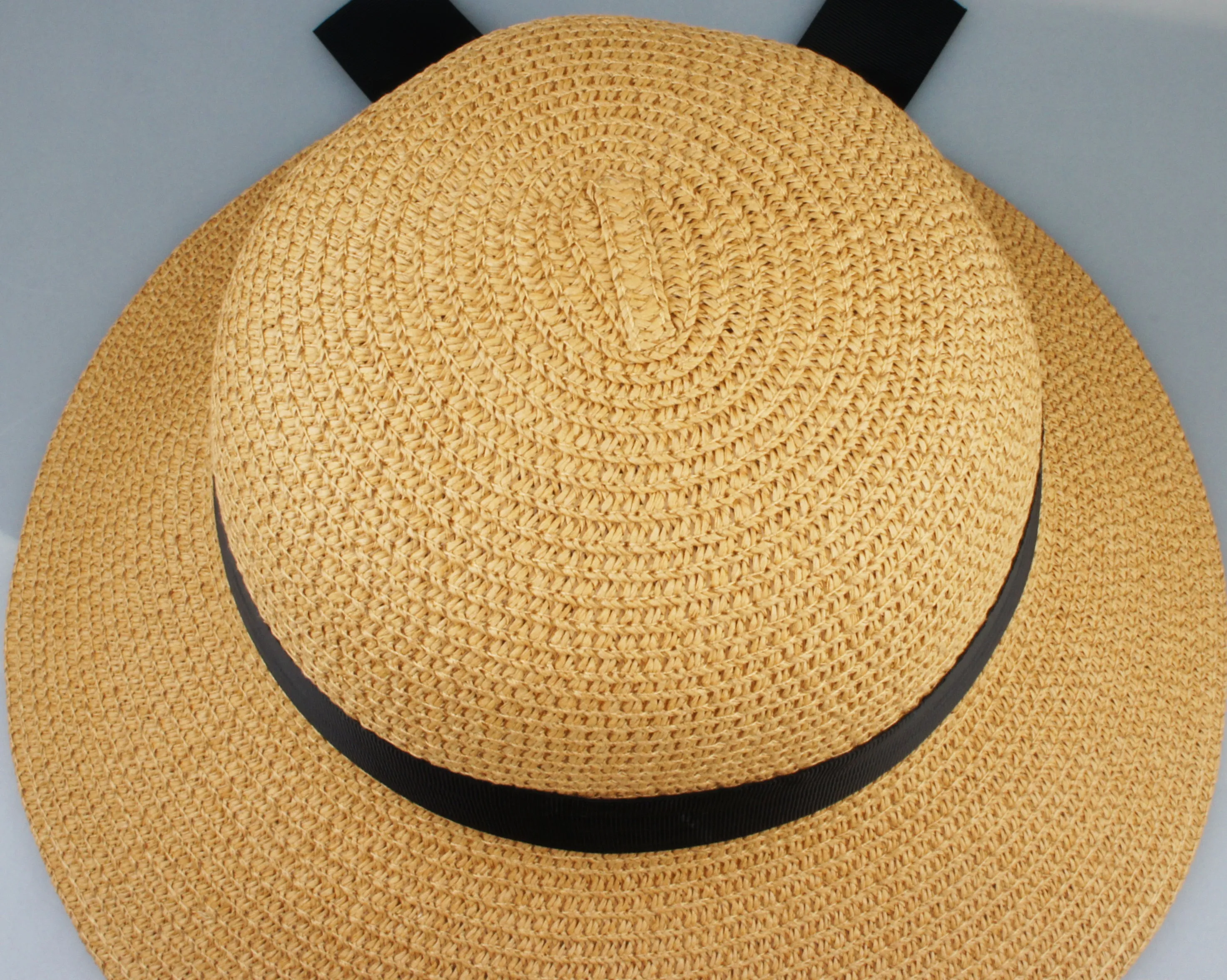 Women's Summer Straw Hat UV UPF50 Foldable Wide Brim Summer Panama Hats