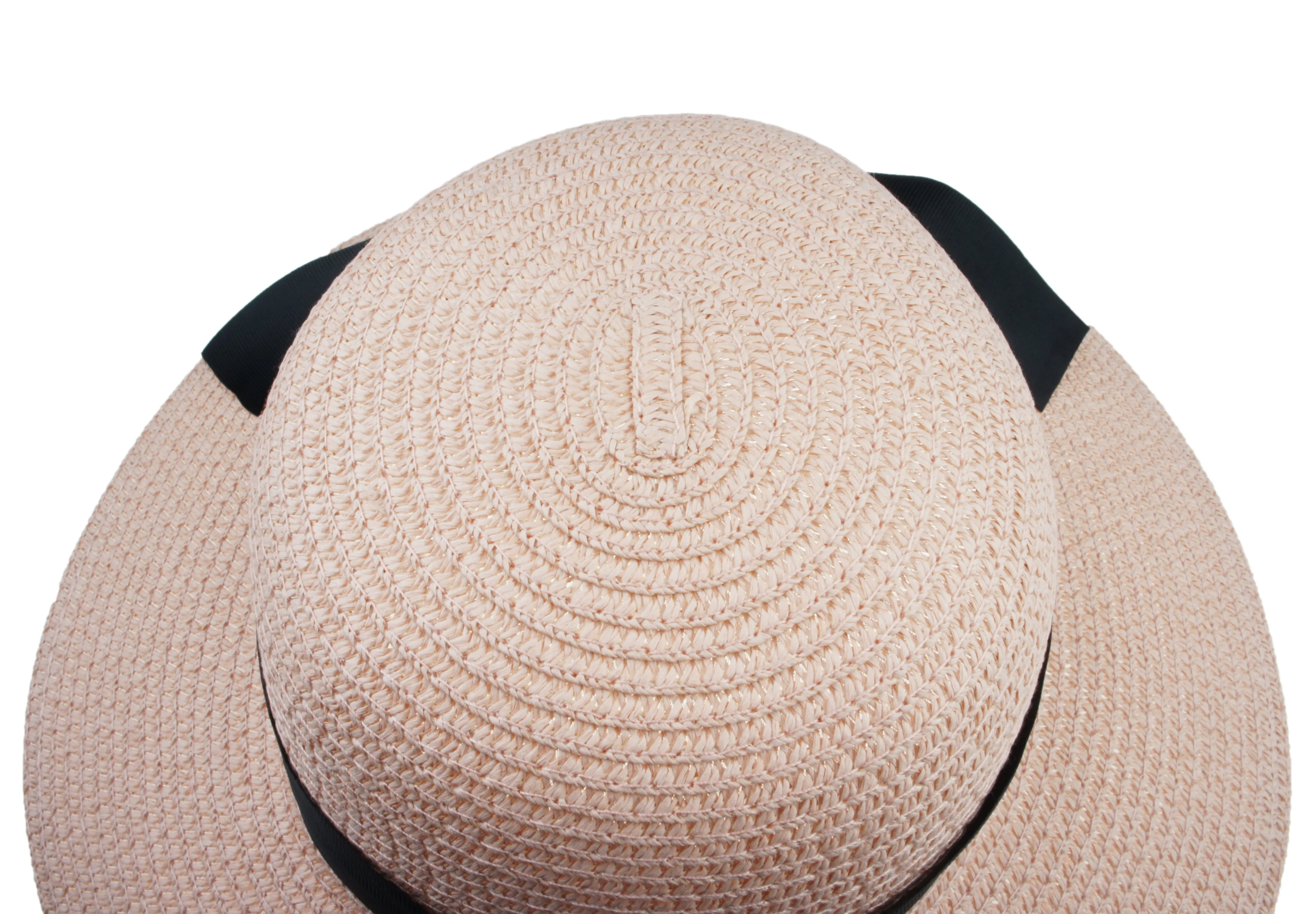Women's Summer Straw Hat UV UPF50 Foldable Wide Brim Summer Panama Hats