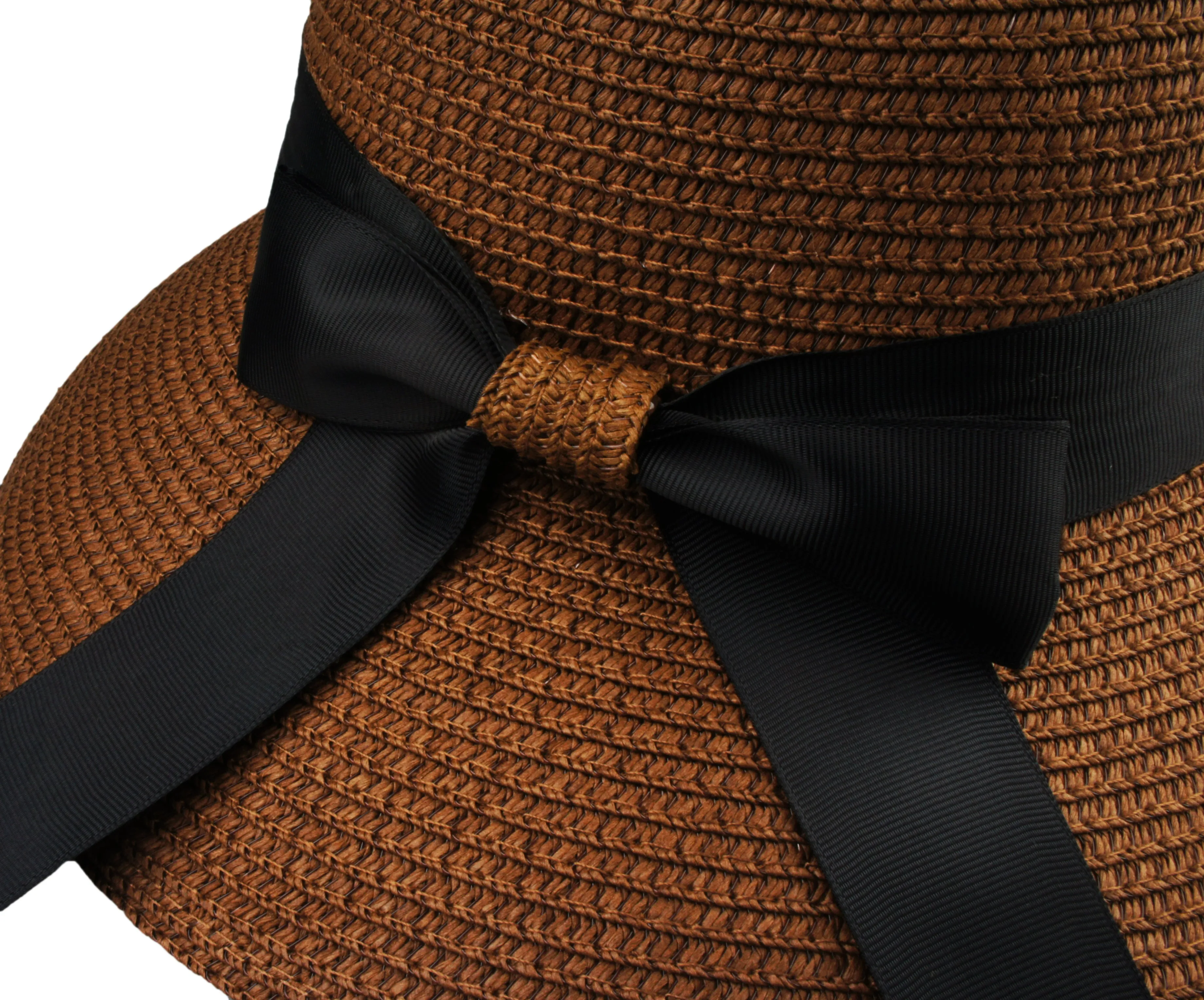 Women's Summer Straw Hat UV UPF50 Foldable Wide Brim Summer Panama Hats